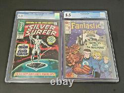 Fantastic Four 45 49 50 Silver Surfer 1 CGC 4.5 5.5 1st App Inhumans Galactus