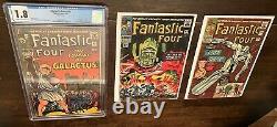 Fantastic Four #48, 49 and 50. All reader copies. Grail issues