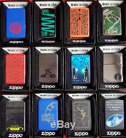 Find the hidden Z collection. Limited edition 12 zippo lighters original box