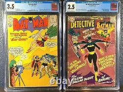 First Appearance BATGIRL Detective Comics 359 Batman 139 1st Gordon Kane CGC Lot