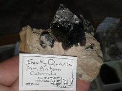 Flat of classic Colorado amazonite, smoky quartz, and microcline! Wholesale N84