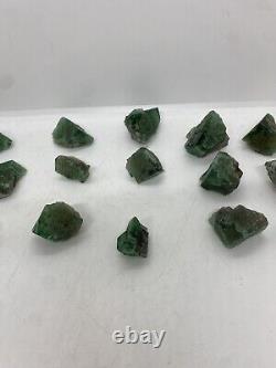 Fluorite Poison Ivy, Lady Annabella Mine, Durham England Lot Flat Wholesale 21pc