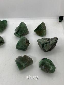 Fluorite Poison Ivy, Lady Annabella Mine, Durham England Lot Flat Wholesale 21pc