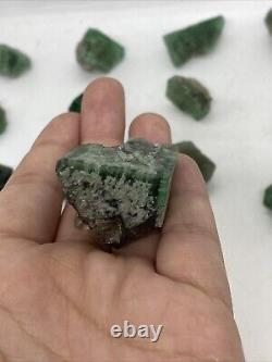 Fluorite Poison Ivy, Lady Annabella Mine, Durham England Lot Flat Wholesale 21pc
