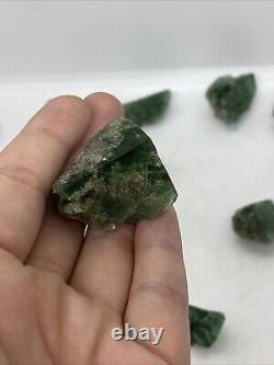 Fluorite Poison Ivy, Lady Annabella Mine, Durham England Lot Flat Wholesale 21pc