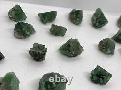 Fluorite Poison Ivy, Lady Annabella Mine, Durham England Lot Flat Wholesale 21pc