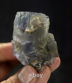 Fluorite Specimens Etched Lot Natural Purple Blue Cubic Formation Crystals 15Pcs