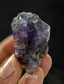 Fluorite Specimens Etched Lot Natural Purple Blue Cubic Formation Crystals 15Pcs