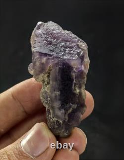 Fluorite Specimens Etched Lot Natural Purple Blue Cubic Formation Crystals 15Pcs