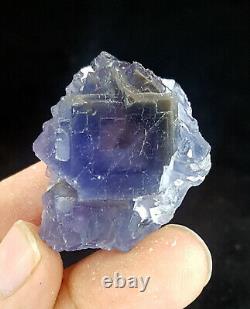 Fluorite Specimens Lot Natural Purple Blue Cubic Formation Crystals 1.7kg 25Pcs