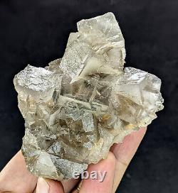 Fluorite Specimens Lot Natural Purple Blue Cubic Formation Crystals 3.5kg 9Pcs