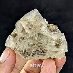 Fluorite Specimens Lot Natural Purple Blue Cubic Formation Crystals 3.5kg 9Pcs