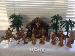 Fontanini Nativity Set Vintage Roman Depose Italy 22 PiecesSpider