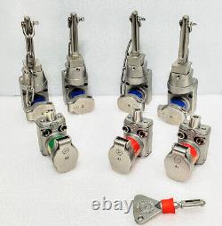 Fortress DMSK Hygienic Key Interlock High Security Locks LOT OF 7