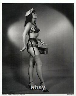 From estate Bunny Yeager incl. Bettie Page Pin-up Models lot of 15 8x10 photos