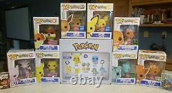 Funko POP! Complete Set Of Flocked Pokémon