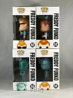 Funko POP! Freddy Funko Lot HQ with Sunglasses, Funklub, Statue of Liberty, GITD