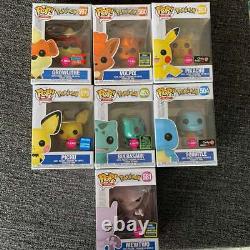 Funko POP! Games FLOCKED Pokémon SET NYCC ECCC SDCC Rare & HTF Limited Edition