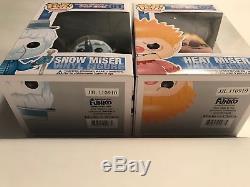 Funko POP! Heat Miser 01 Snow Miser 02 Year Without a Santa Claus MIB AWESOME