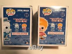 Funko POP! Heat Miser 01 Snow Miser 02 Year Without a Santa Claus MIB AWESOME