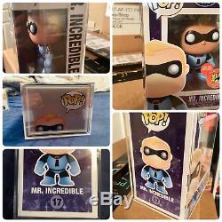 Funko Pop, 6 lot, Mr. Incredible, Rorschach, Green Arrow and more, Vaulted
