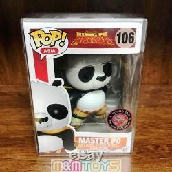 Funko Pop Asia 2016 Exclusive Kung Fu Panda Complete Set of 10 withCase