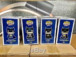 Funko Pop Batman Lot Of 4 Pc Mint, classic, Earth 1, Super Friends, Fighting