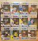 Funko Pop Complete Set Of 12 Diamond Collection Hot Topic Exclusives +protectors