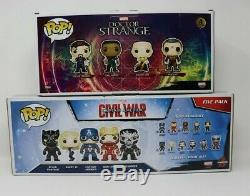 Funko Pop Doctor Strange (4-Pack) 4K PCS CAPTAIN AMERICA (Civil War) (5-Pack) 5K