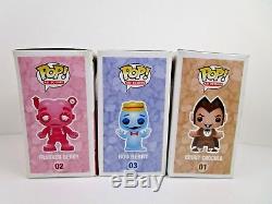 Funko Pop! General Mills Count Chocula, Boo Berry Franken Berry Vaulted Ad Icons