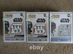 Funko Pop! Mandalorian Exclusive Collection Lot of 12 Includes D23