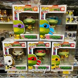 Funko Pop Retro Toys TMNT Teenage Mutant Ninja Turtles & Casey Jones Set of 6