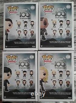 Funko Pop! The 100 Lot of 4 Bellamy, Lincoln, Raven, & Clarke NEW IN BOXES