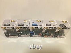 Funko Pop The Mandalorian Star Wars Lot of 5 Exclusives NIB Ships Worldwide