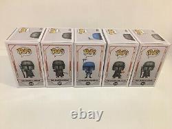 Funko Pop The Mandalorian Star Wars Lot of 5 Exclusives NIB Ships Worldwide