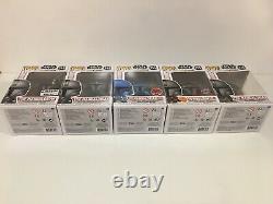 Funko Pop The Mandalorian Star Wars Lot of 5 Exclusives NIB Ships Worldwide