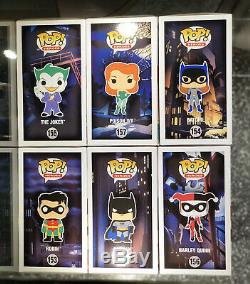 Funko Pop batman animated series set Joker Robin ivy Btas Set S1 Case Fresh Mint