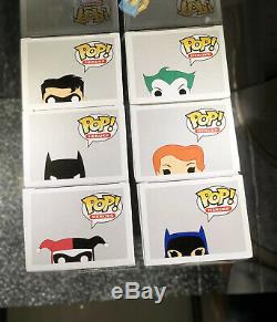 Funko Pop batman animated series set Joker Robin ivy Btas Set S1 Case Fresh Mint