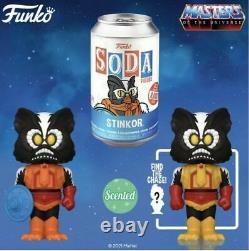 Funko Soda! MOTU Stinkor 6pk LE 8,000 GUARANTEED SCENTED CHASE (SEALED) IN HAND