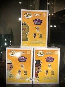 Funko pop princess and the frog Set Tiana Dr Facilier Louis MINT