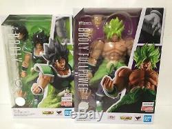 GENUINE 2-SET S. H. Figuarts Dragon Ball Super Saiyan Broly & Full Power Broly