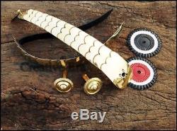 GERMAN PICKELHAUBE PRUSSIAN HELMET BRASS LEATHER Chin Strip Belt Set Handmade