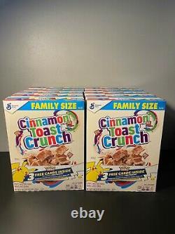 General Mills Cinnamon Toast Crunch POKEMON 25th Anniversary PIKACHU LOT of 10