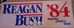 Gigantic Assortment of 57 Original Reagan 1984 Campaign Items Wholesale Offer