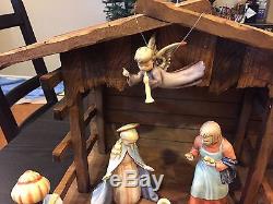 Goebel Hummel Large 17 Piece Christmas Nativity Set-3 Camels Donkey Lamb READ