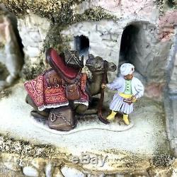 Goebel Olszewski Miniature Nativity Landscape 10 Figurines 1st Ed Bronze Enamel