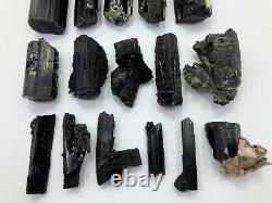 Good Quality Black Tourmaline Terminated Crystals lot, 240 Gram