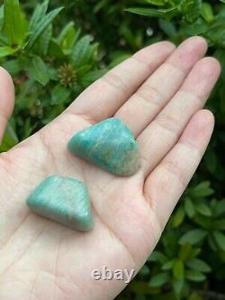 Grade A++Amazonite Tumbled Stones, 0.8-1.25 Polished Amazonite, Wholesale Lots