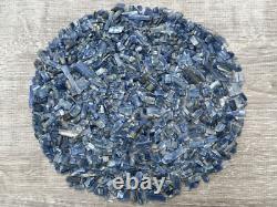 Grade A++ Blue Kyanite Semi Tumbled Gemstone Mini Chips 5-18 mm, Wholesale Bulk