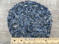 Grade A++ Blue Kyanite Semi Tumbled Gemstone Mini Chips 5-18 mm, Wholesale Bulk